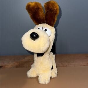Vintage 1983 Odie Dog Plush Dakin Garfield Cartoon Stuffed Animal Toy Rare 80s